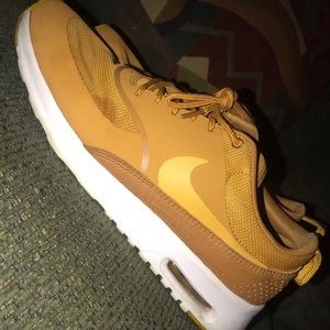 Mustard Nike Air Maxes